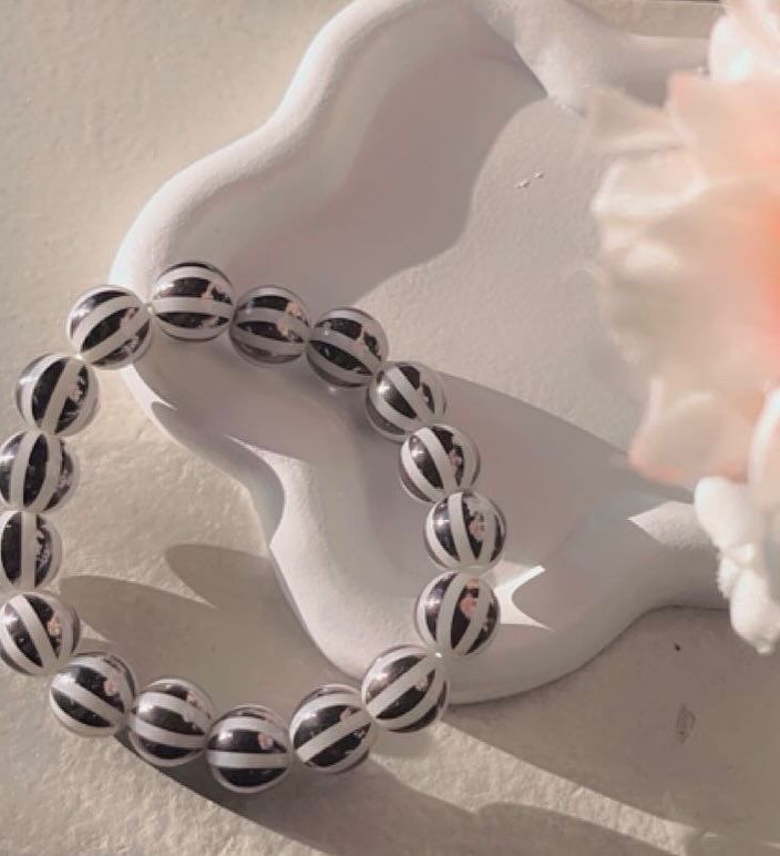 Zebra Print Elastic Bracelet